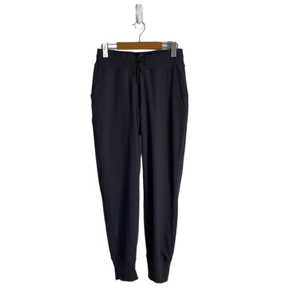 Shambhala Women's Gray Mid Rise Ruched Woven Active Wear Jogger Pants - Picture 1 of 9